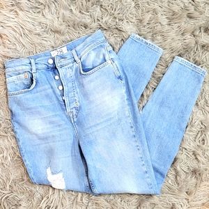 We The Free (free people) high rise Distressed Jeans